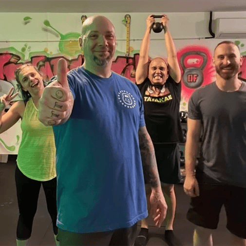 small group personal training class at Speakeasy of Strength